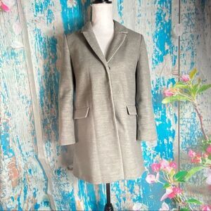 Topshop petite oversized grey blazer